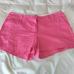 JCrew Factory Hot Pink Chino Shorts 3.5" inseam